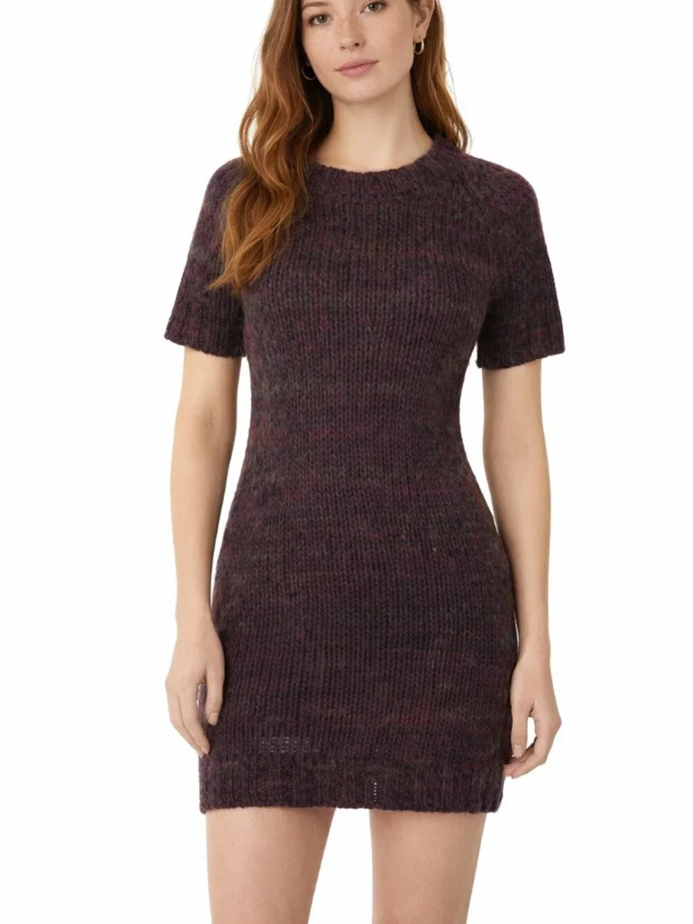Rachel Zoe Purple Sweater Dress Size S – Wool Alpaca Blend Mini Length - Picture 1 of 6